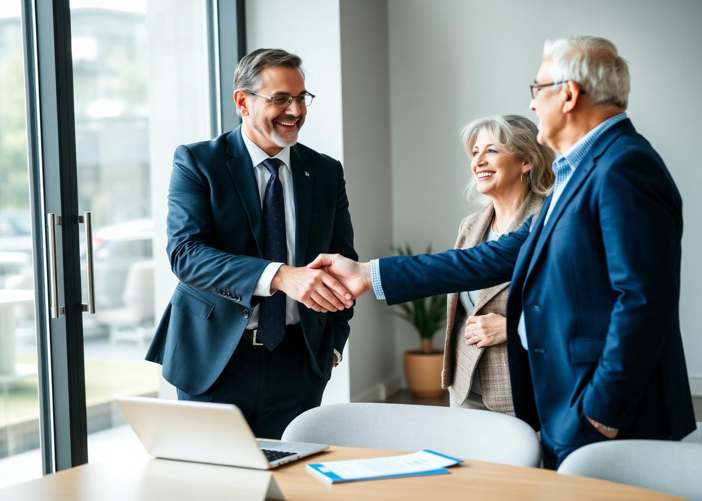 Phillips Financial advisor meeting with a client